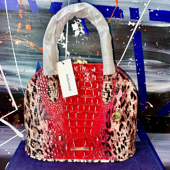 Brahmin in Ruby red Satchel - Picture 7 of 16